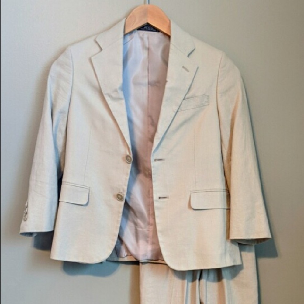 Europa Collection Linen Boys Suit